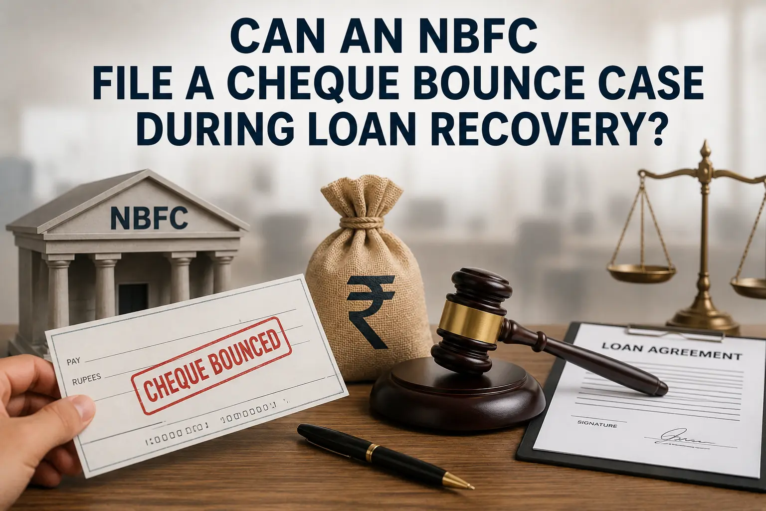 Can an NBFC File a Cheque Bounce Case?