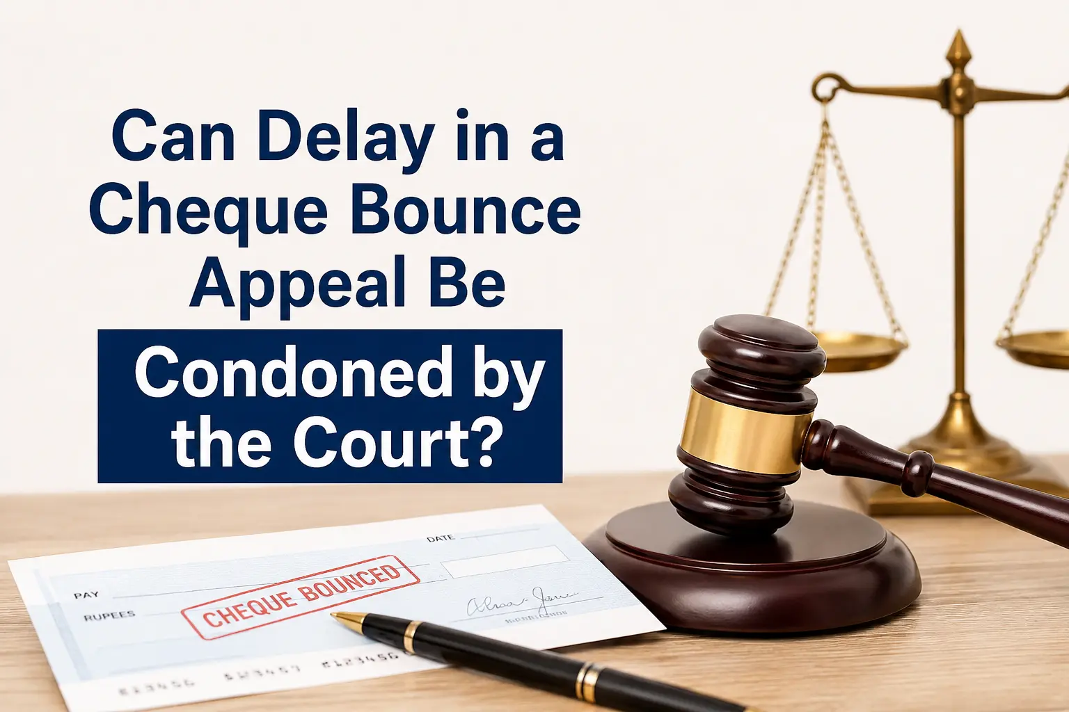 Can Delay in a Cheque Bounce Appeal Be Condoned by the Court?