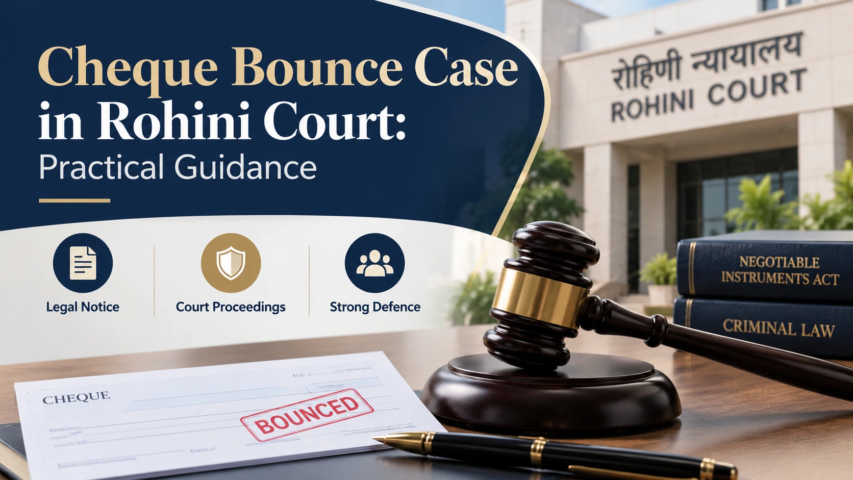 Cheque Bounce Case in Rohini Court | Legal Guide