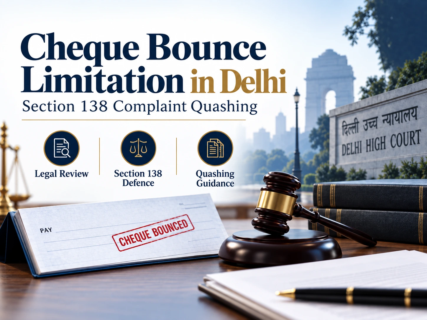 Cheque Bounce Case Limitation in Delhi | Section 138