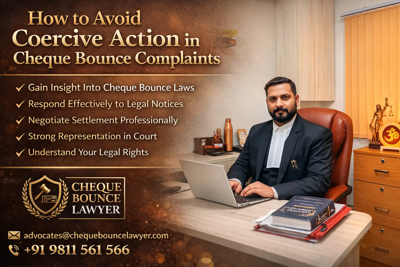 How to Avoid Coercive Action in Cheque Bounce Complaints