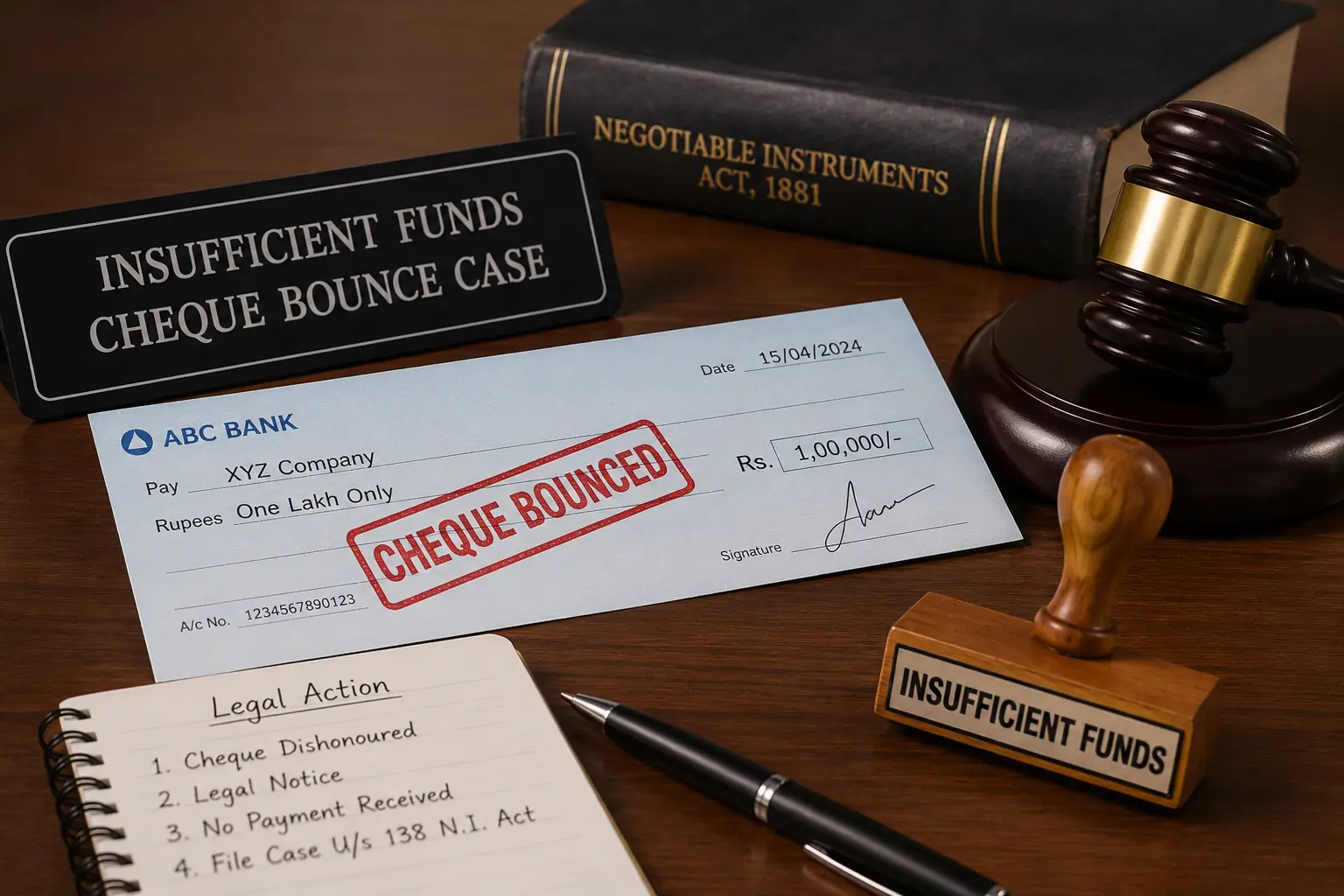 Insufficient Funds Cheque Bounce Case