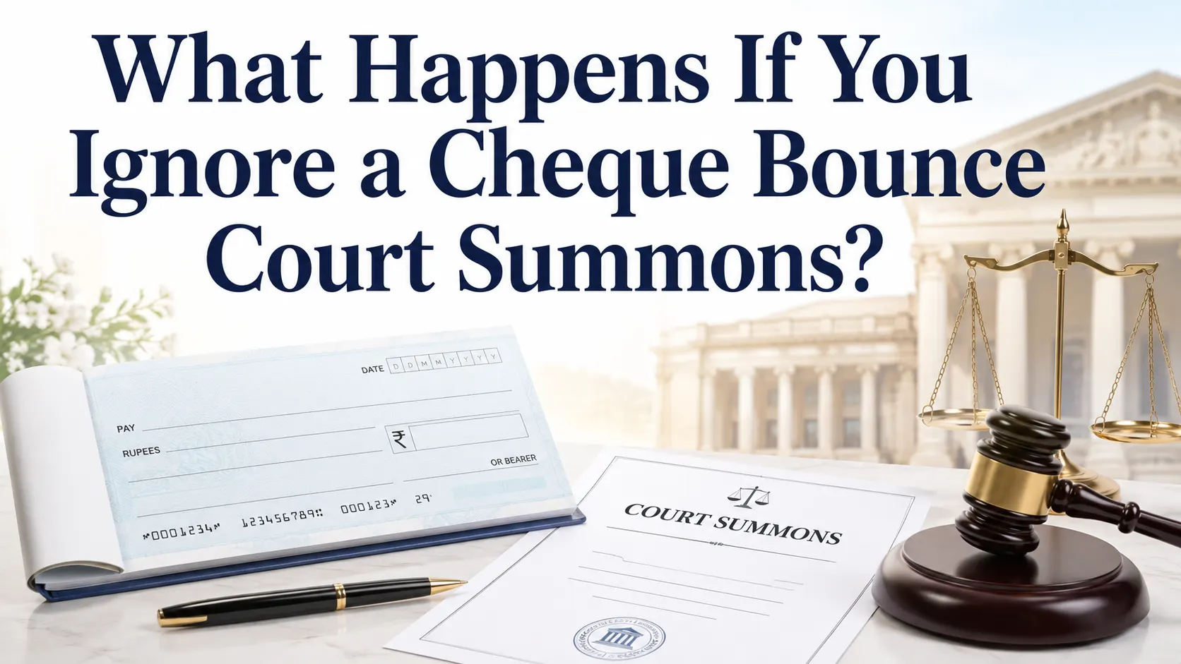 What Happens If You Ignore a Cheque Bounce Court Summons?