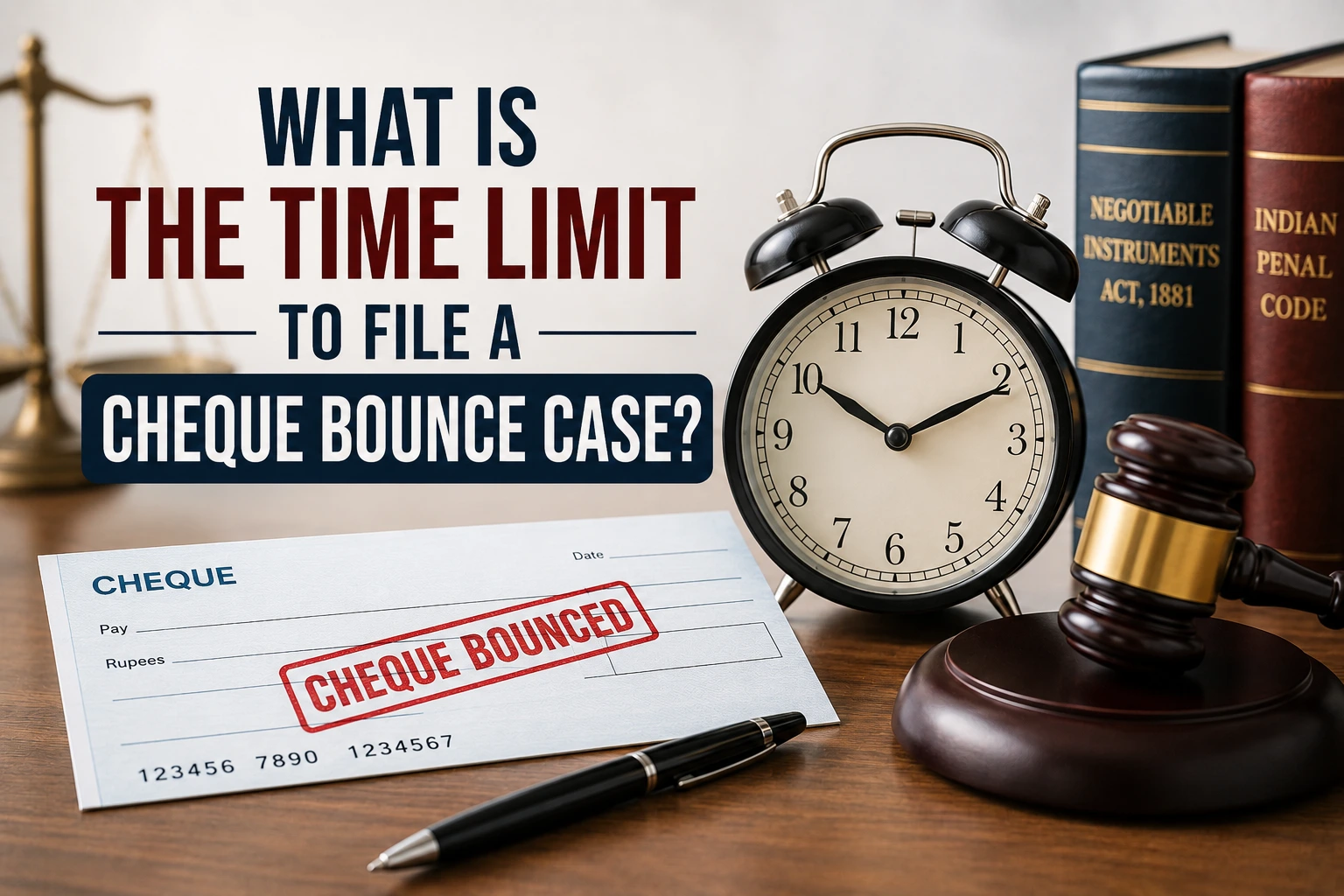 What Is the Time Limit to File a Cheque Bounce Case?