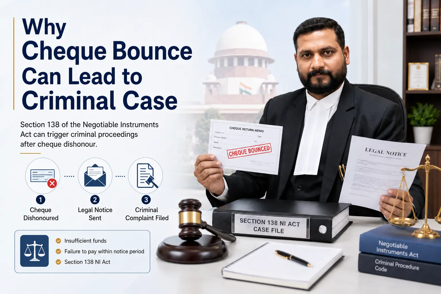 Why Cheque Bounce Can Lead to Criminal Case